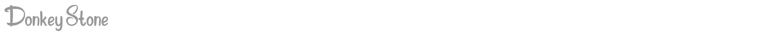 Donkey Stone font preview
